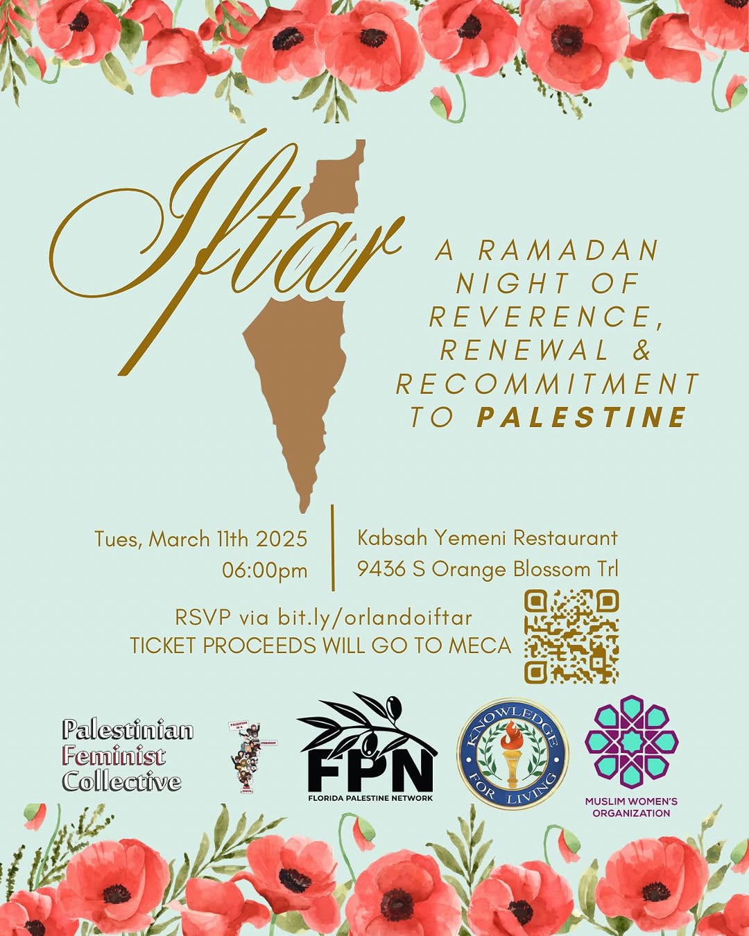 Community Iftar: A Ramadan Night of Reverence, Renewal & Recommitment to Palestine cover image